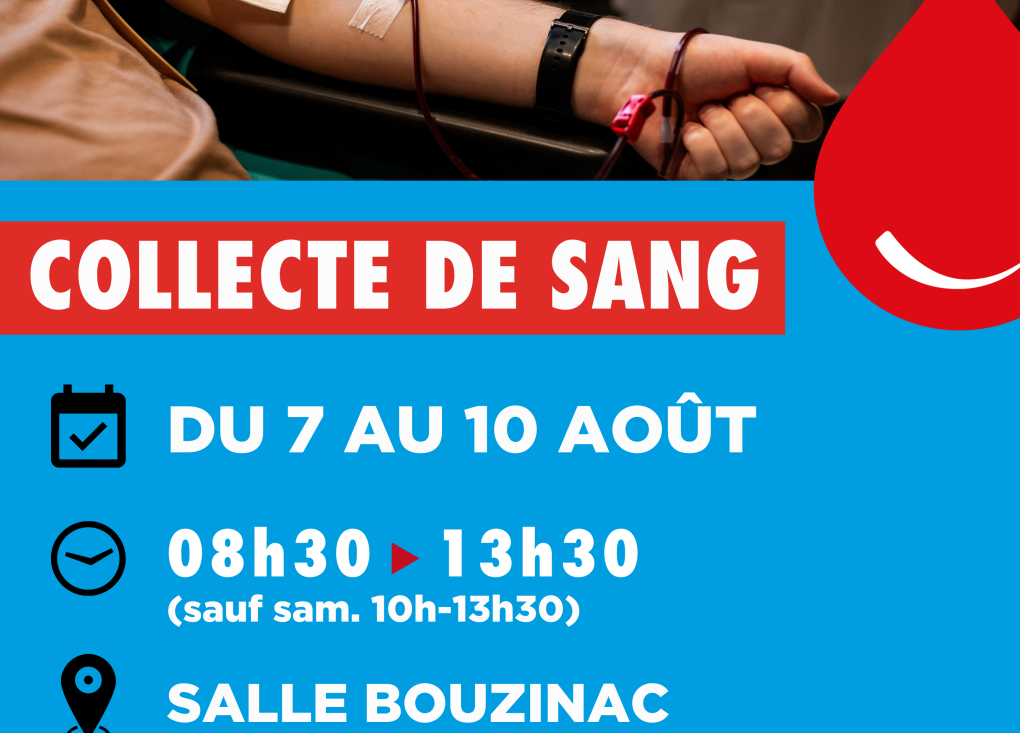 Don de sang - Salle Bouzinac