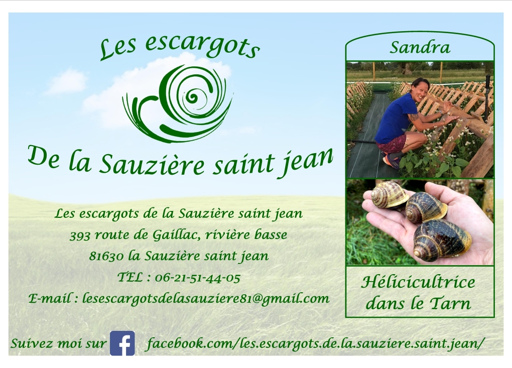 Les Escargots de la Sauzière Saint Jean