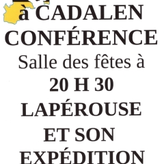 Conférence "Lapérouse et son expédition"
