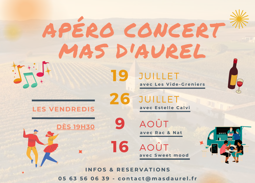Apéro-Concert au Mas d'Aurel