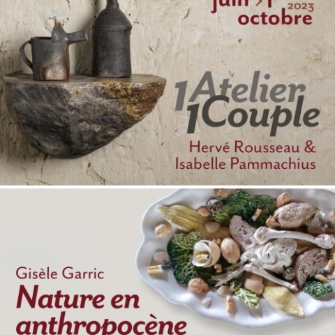 Expositions "Un atelier/un couple" et "Nature en anthropocène"