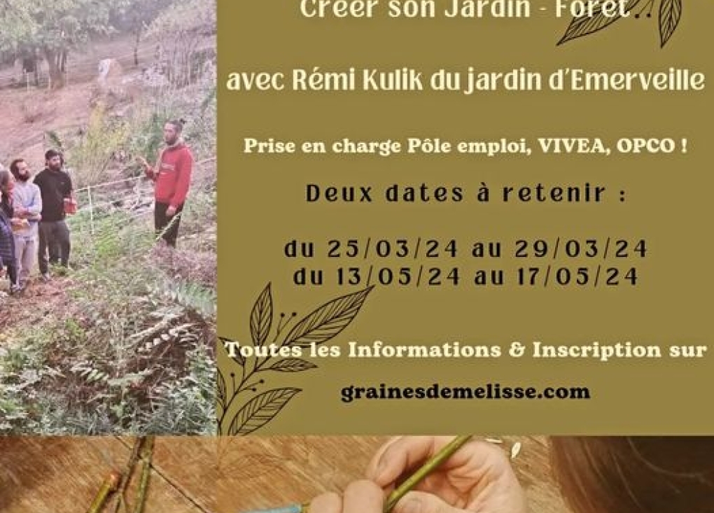 Formation : Devenir pépiniériste & Créer son "Jardin-Forêt"